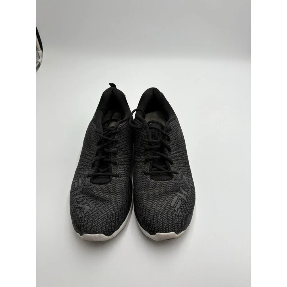 Fila Men’s Black/White Memory Foam Zoom Size 12 Sneakers
